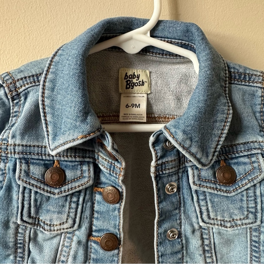baby Bgosh 6-9m - Denim Jacket - - Picture 2 of 5